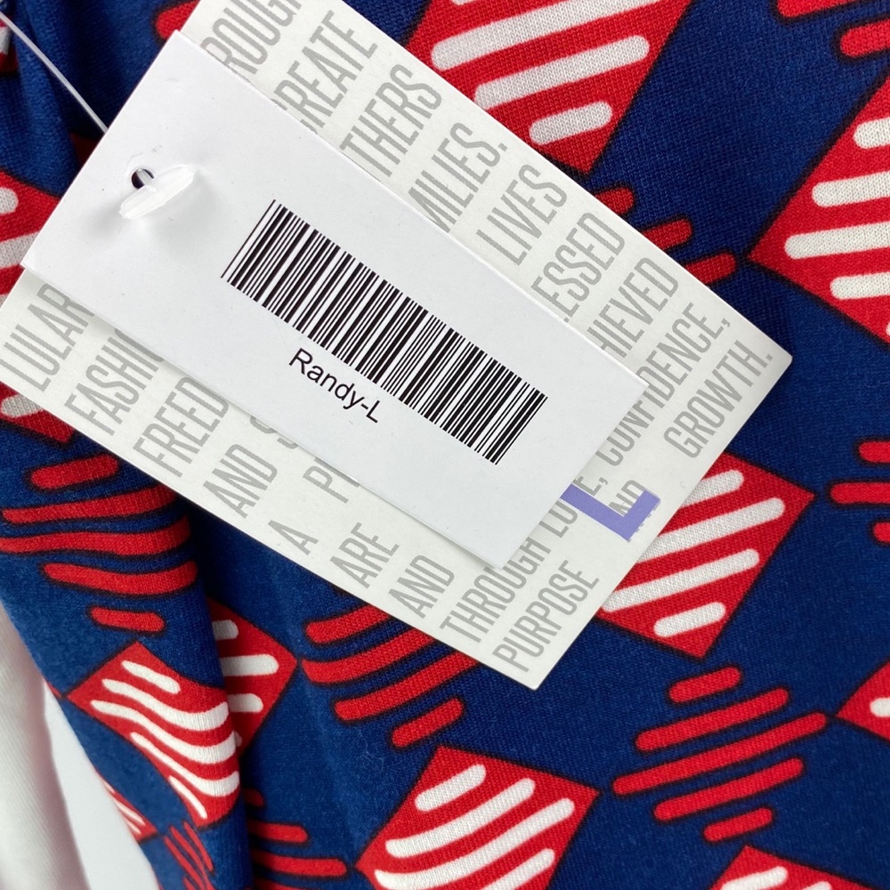 NET LuLaRoe Americana Randy T - Picture 4 of 5
